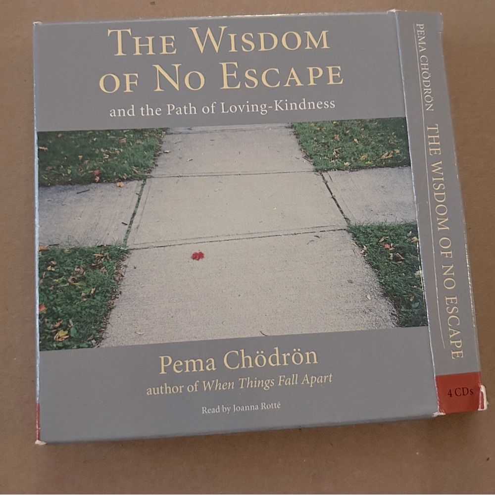 SOLD. THE WISDOM OF NO ESCAPE and the path of Loving-kindness by Pema Chodron